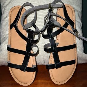 American Eagle Gladiator Sandals - Black